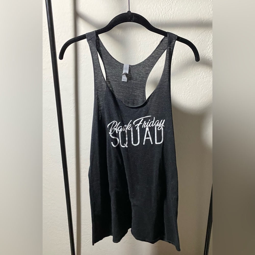 NWOT Black Friday Squad tank, sz Large